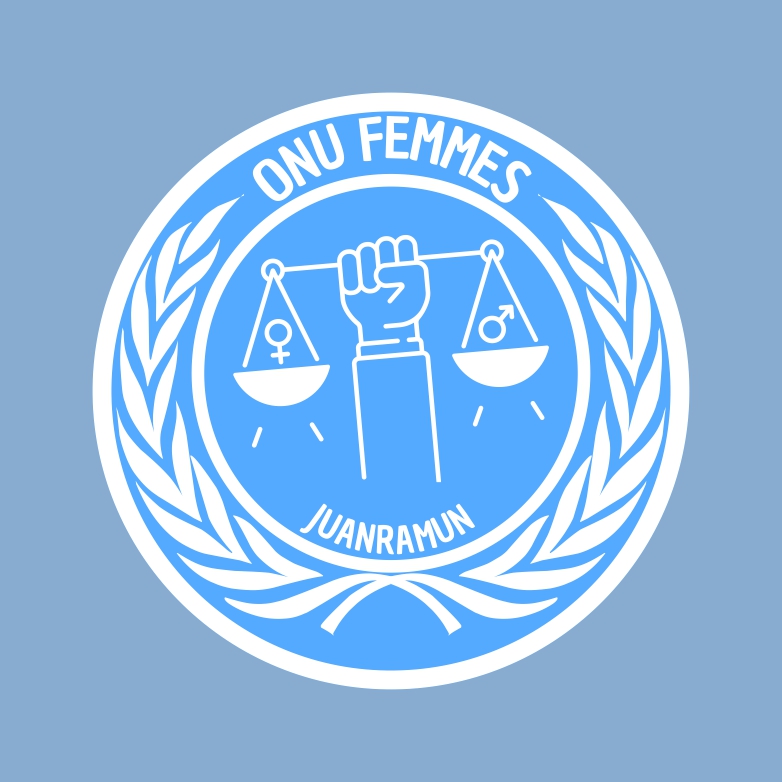 Logo del comité ONU Mujeres